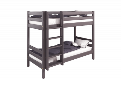 Кровать Соня двухъярусная с прямой лестницей вариант 9 Лаванда