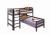 Кровать Угловая Соня с прямой лестницей Вариант 7 Лаванда
