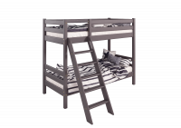 Кровать Соня двухъярусная с наклонной лестницей вариант 10 Лаванда
